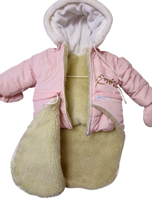 Зимовий дитячий комбінезон-трансформер 3в1.