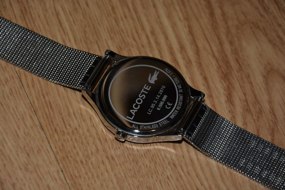 Zegarek Lacoste Nikita pudrowy róż na bransolecie mesh