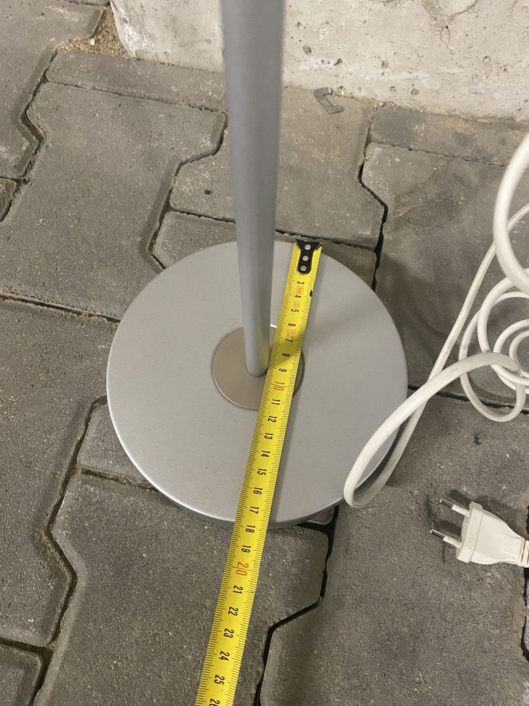 Lampka stojąca regulowana srebrna IKEA
