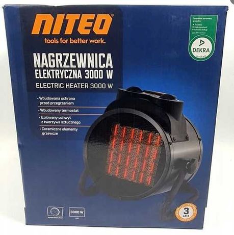 NOWA Niteo tools nagrzewnica elektryczna 3000W-Wysyłka