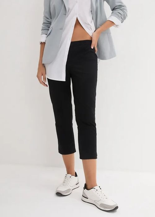 B.P.C tregginsy ze stretchem 3/4 czarne r.36