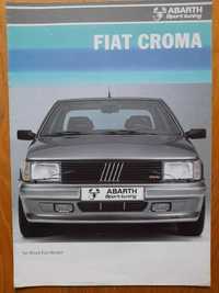 FIAT Croma Abarth Sport Tuning prospekt niemiecki