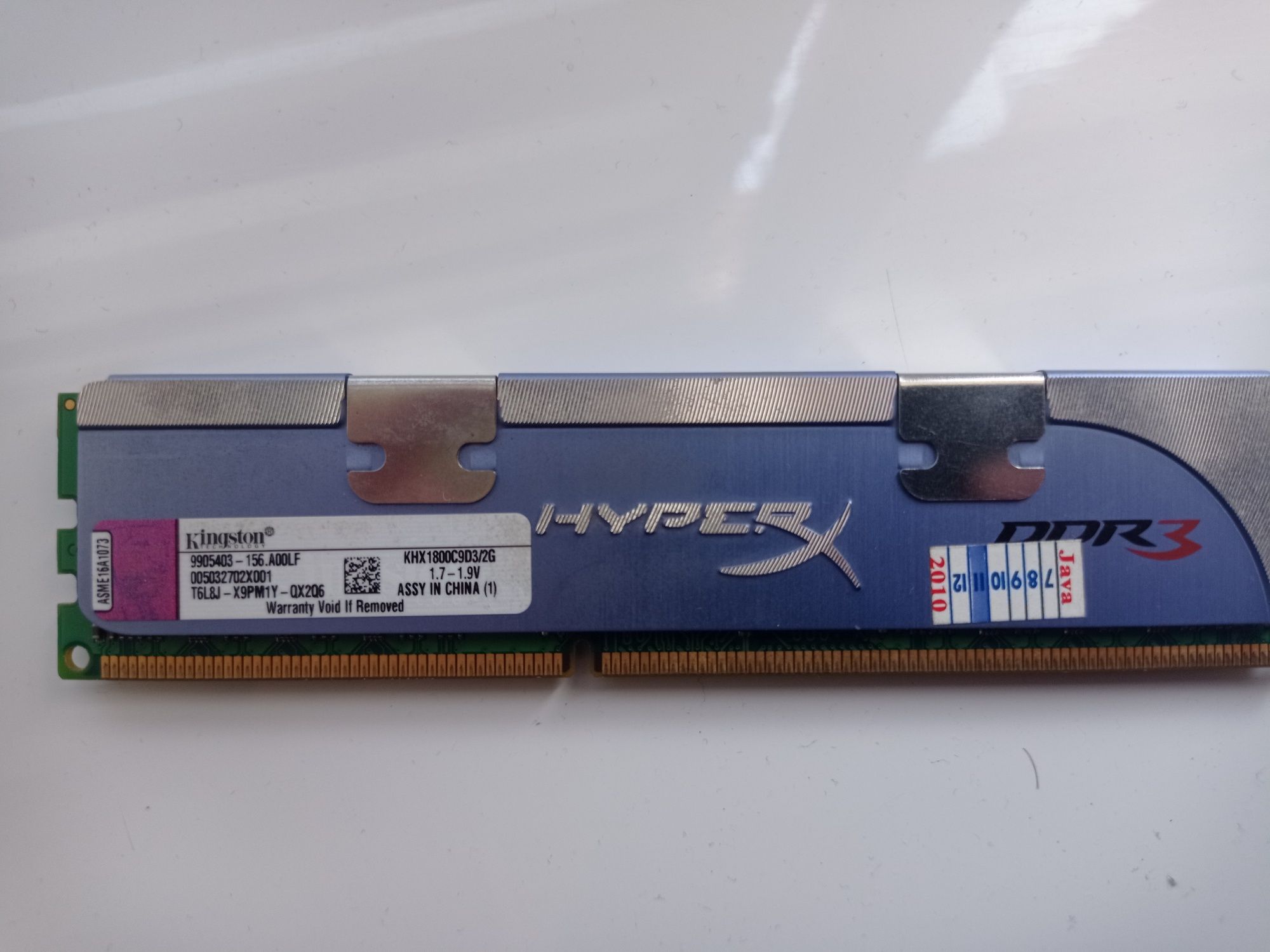 Оперативна пам'ять ddr3 2GB