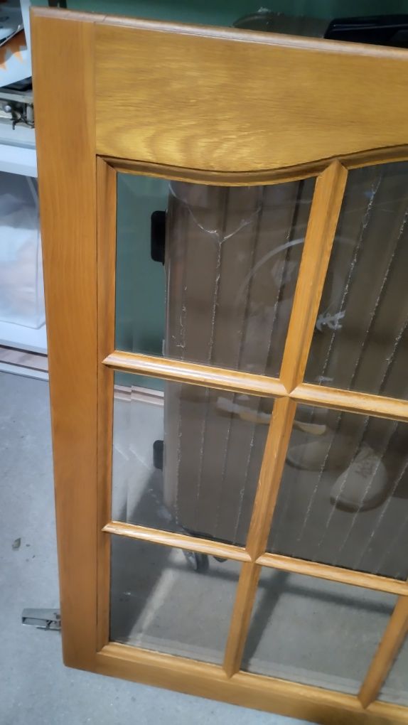 2 portas móvel cozinha com vidros