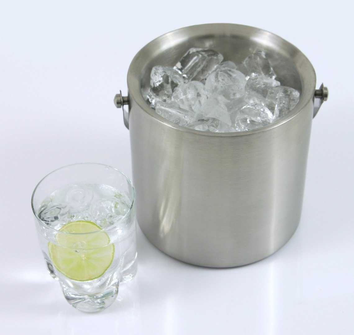 Wiaderko do lodu 1,5l Kinghoff wiadro pojemnik na kostki lód prezent