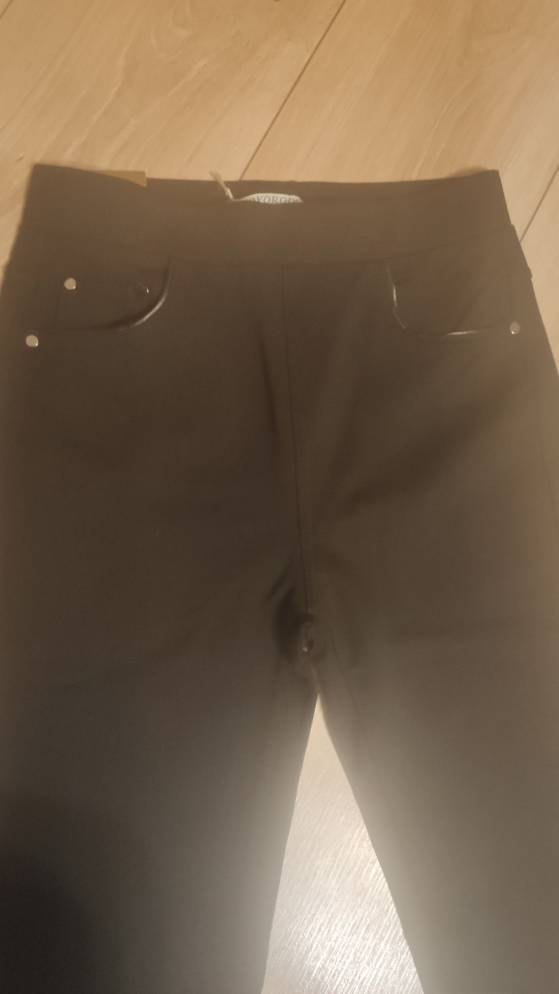 Spodnie  czarne jak esperanto esparanto rozmiar XS