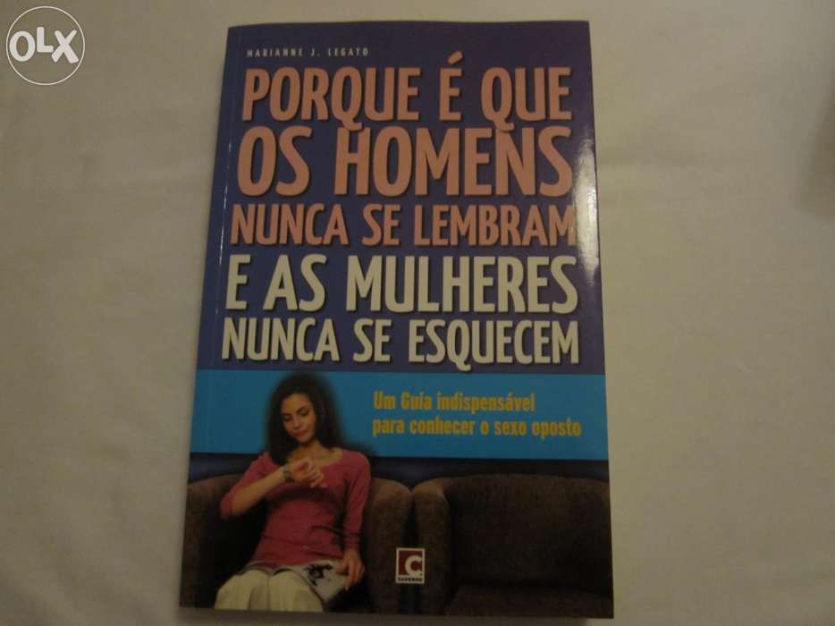 Livro "Porque é que os homens nunca se lembram e as mulheres nunca se