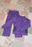 Dresy szerokie BODY ZONE fiolet 128cm 8-9lat Nowe