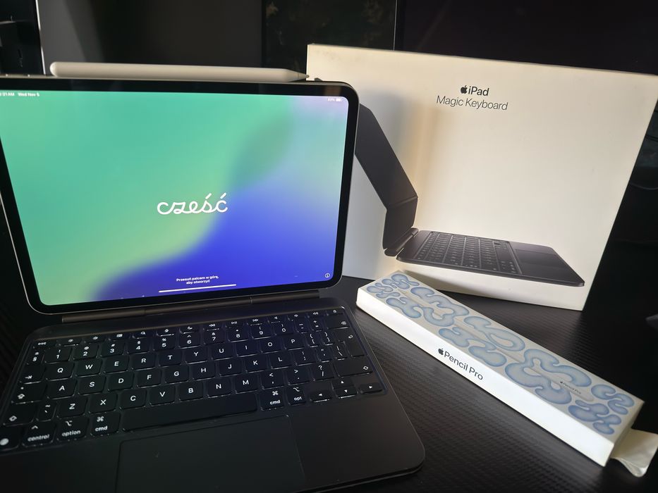 Apple iPad Pro 11” (M4, 256 GB Wi-Fi, 2024) + akcesoria