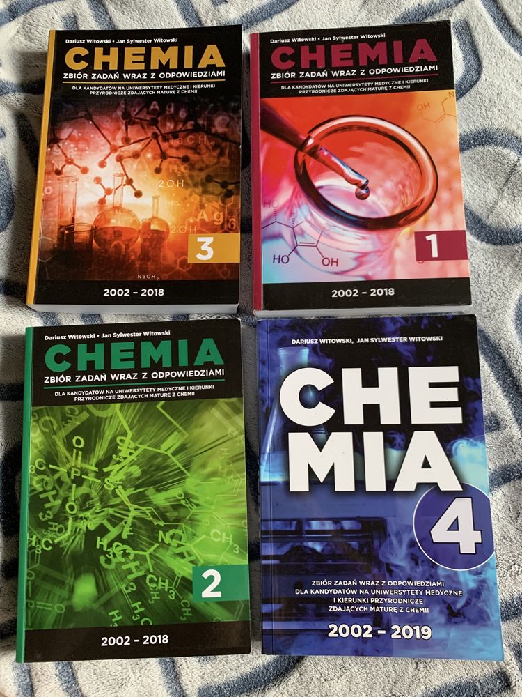 Zbiory zadań maturalne, chemia i matematyka, Witowski