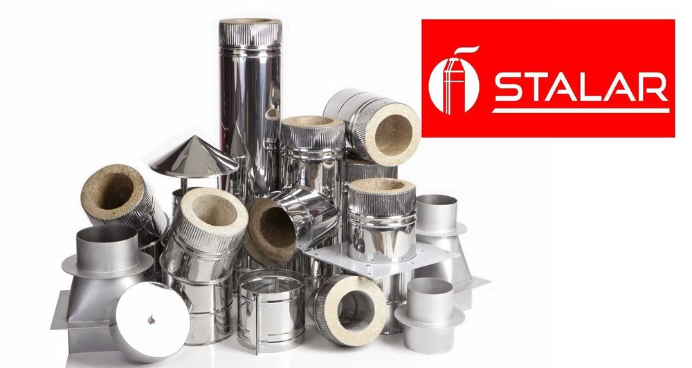 Дымоходы. Димохід нержавейка. Труба сендвич.  Димоходи заводские