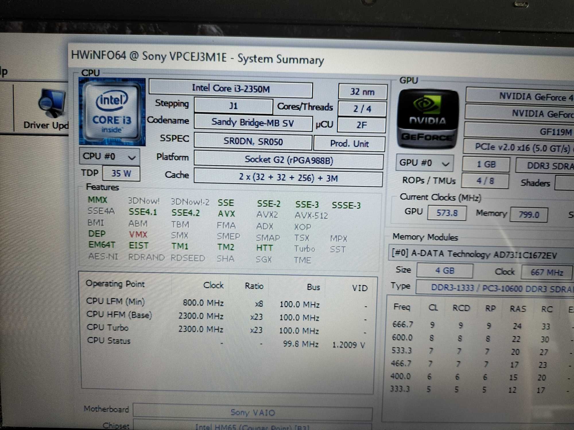 Laptop SONY VAIO PCG-91211m W10 i3 8Gb SSD 500Gb 17 cali