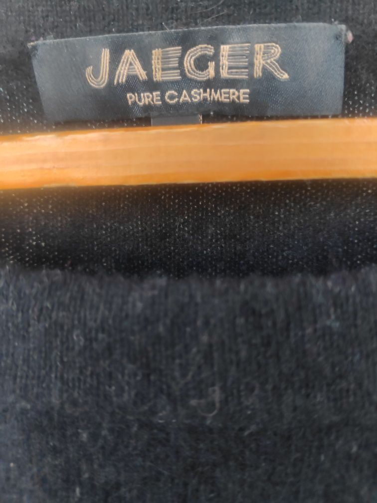 Jaeger кашемировый свитер р.L удлиненный
