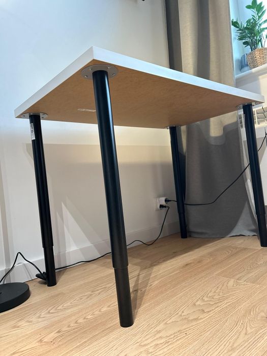 Biurko stół, ikea, regulowane 100x60