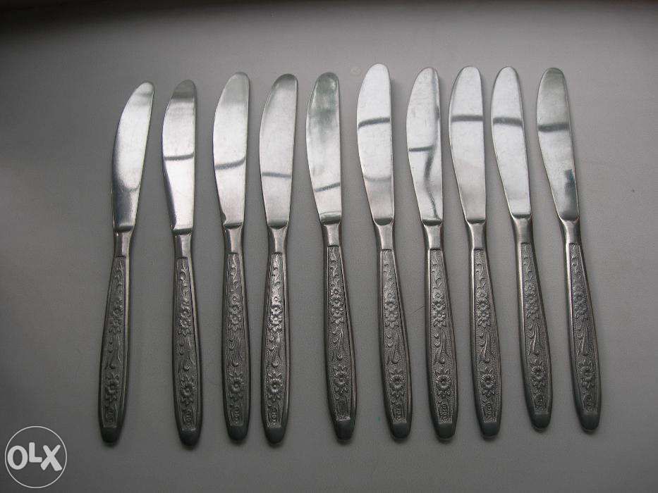 Ножи столовые, 10 шт, качество, состояние отличное
