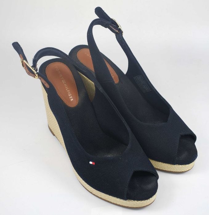 Używane Tommy Hilfiger Espadryle Flag High Wedge Espa rozmiar 38