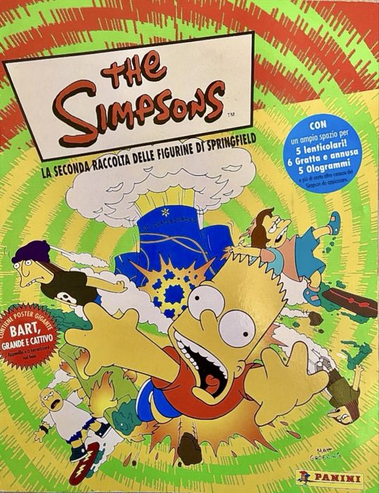 Супер ціна!!! Колекційний альбом Panini наклейок із сімейкою Сімпсонів