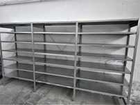 Regał Metalowy 62x220x400cm/21 Magazynowy Ocynk Garaż Piwnica Warsztat