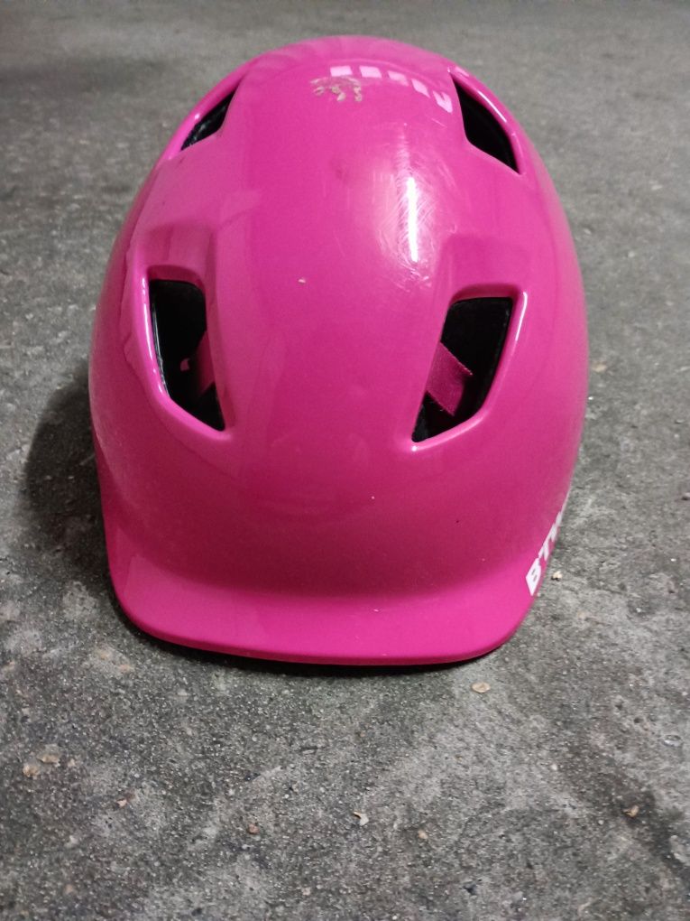 Capacete Bicicleta Cor de Rosa