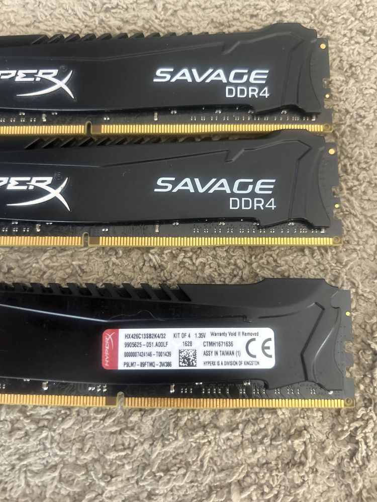 Hyper x - Savage DDR4 8GB cada