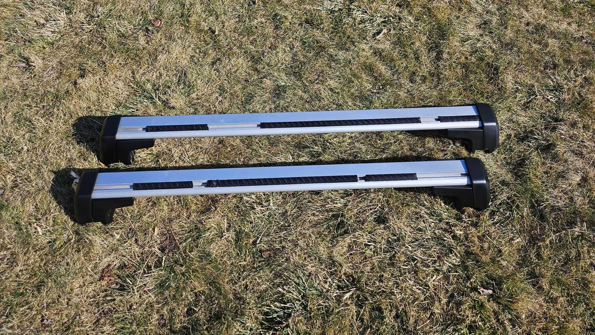 bagażnik dachowy Volvo XC90 II na relingi zintegrowane oryginał Thule