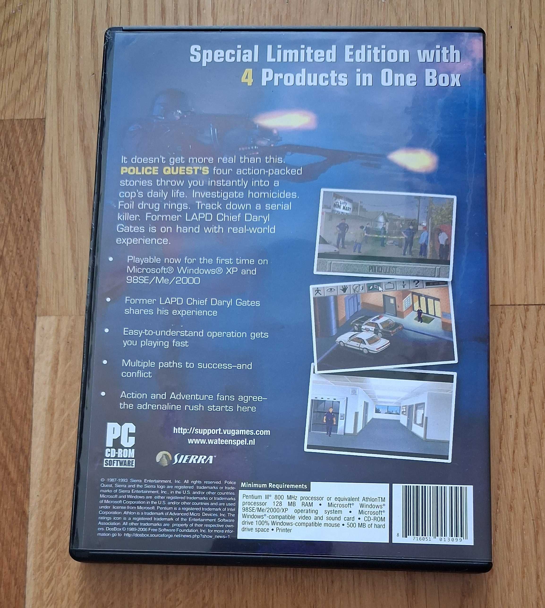 Police Quest Collection PC CD - 4 gry