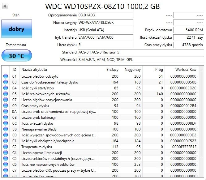 Dysk HDD 1 TB 2.5 **Szybka Wysyłka**