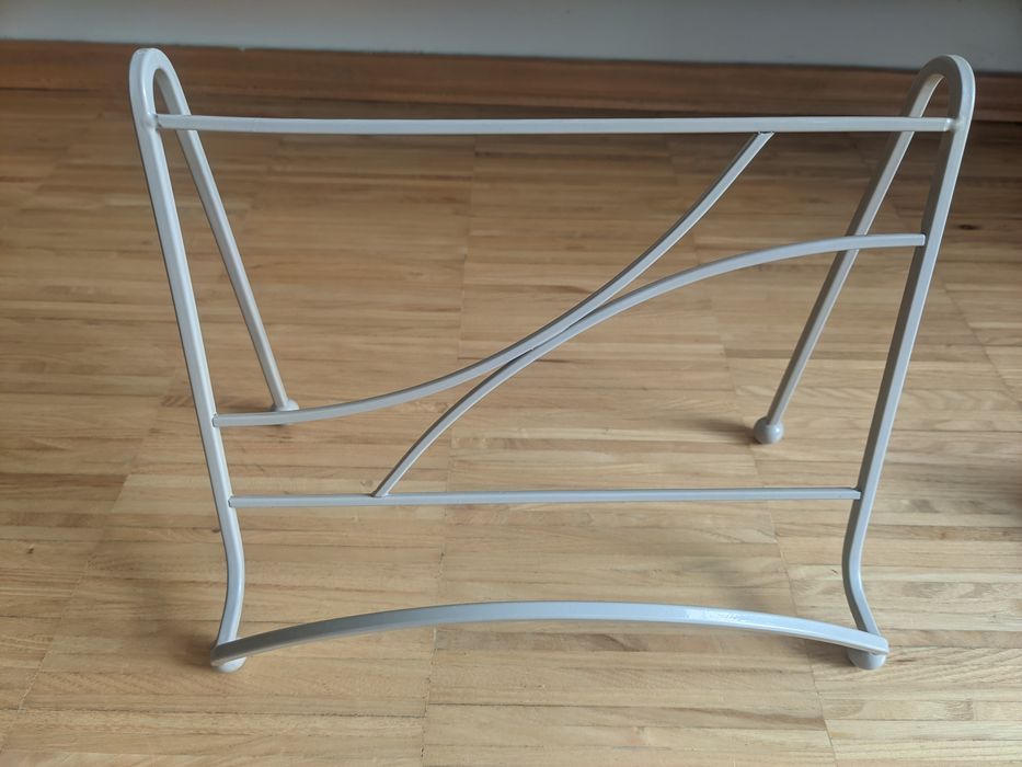 Podstawka stojak na książkę metalowy szary JAK NOWY!