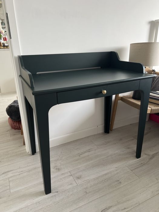 Biurko sekretarzyk Lommarp Ikea ciemnoniebieski-zielony