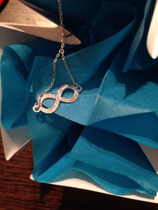 pulseira prata infinito nova