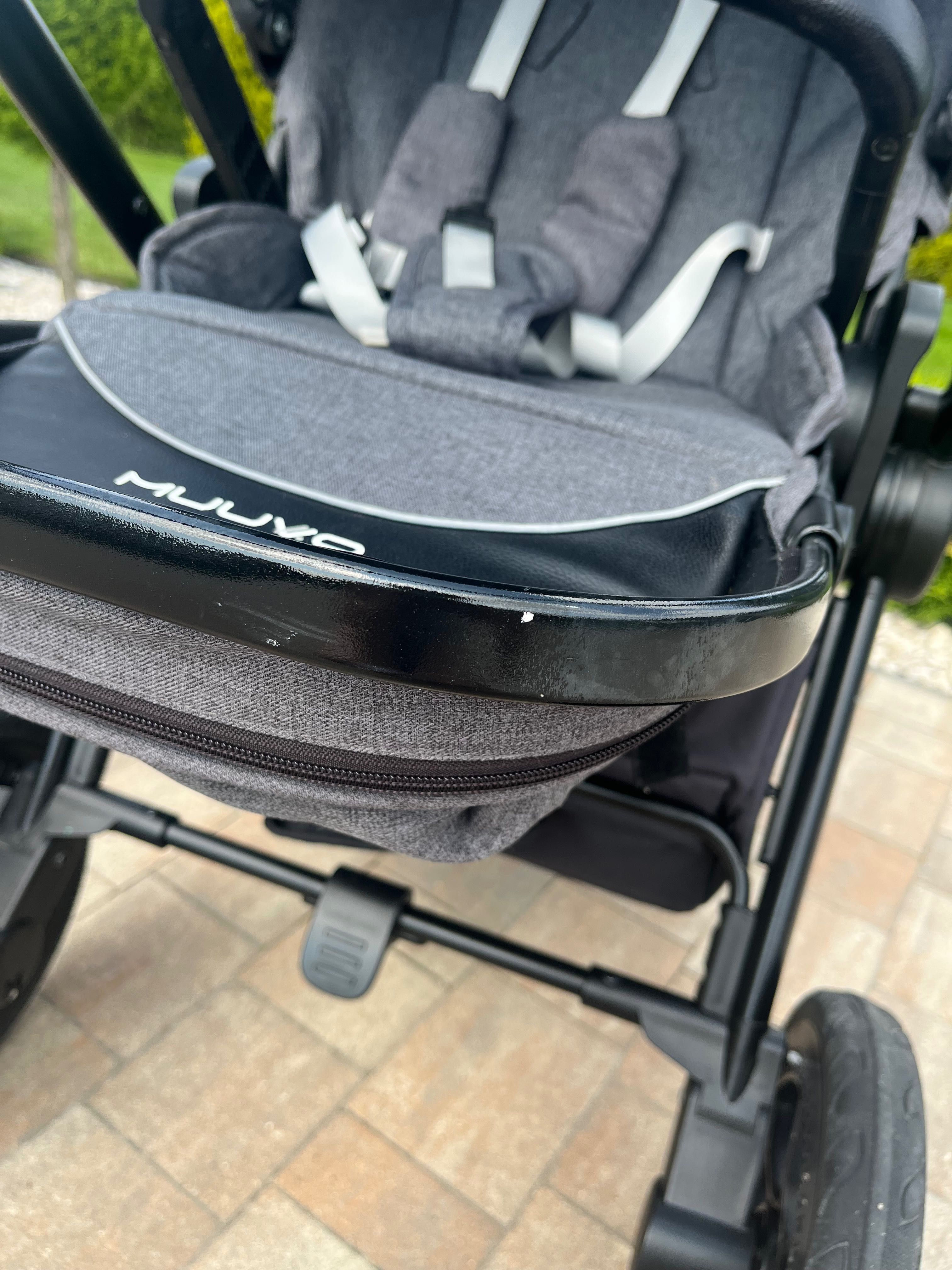 Wózek dziecięcy 2w1 Muuvo Quick 2.0 Iron Graphite