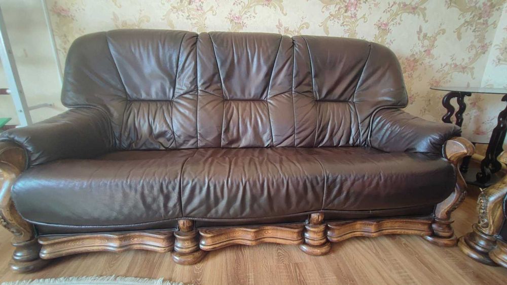 шкіряний дивани каркас дуб