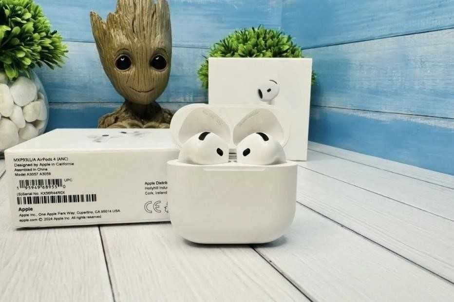 Бездротові навушники airpods 4 1в1 з оріг+ чохол у подарунок!!