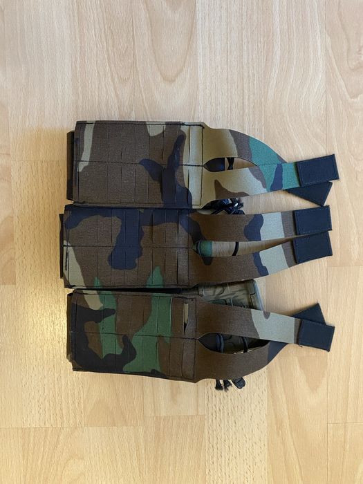 Підсумки під магазин АК/AR в камуфляжі Woodland від malva_ammunition