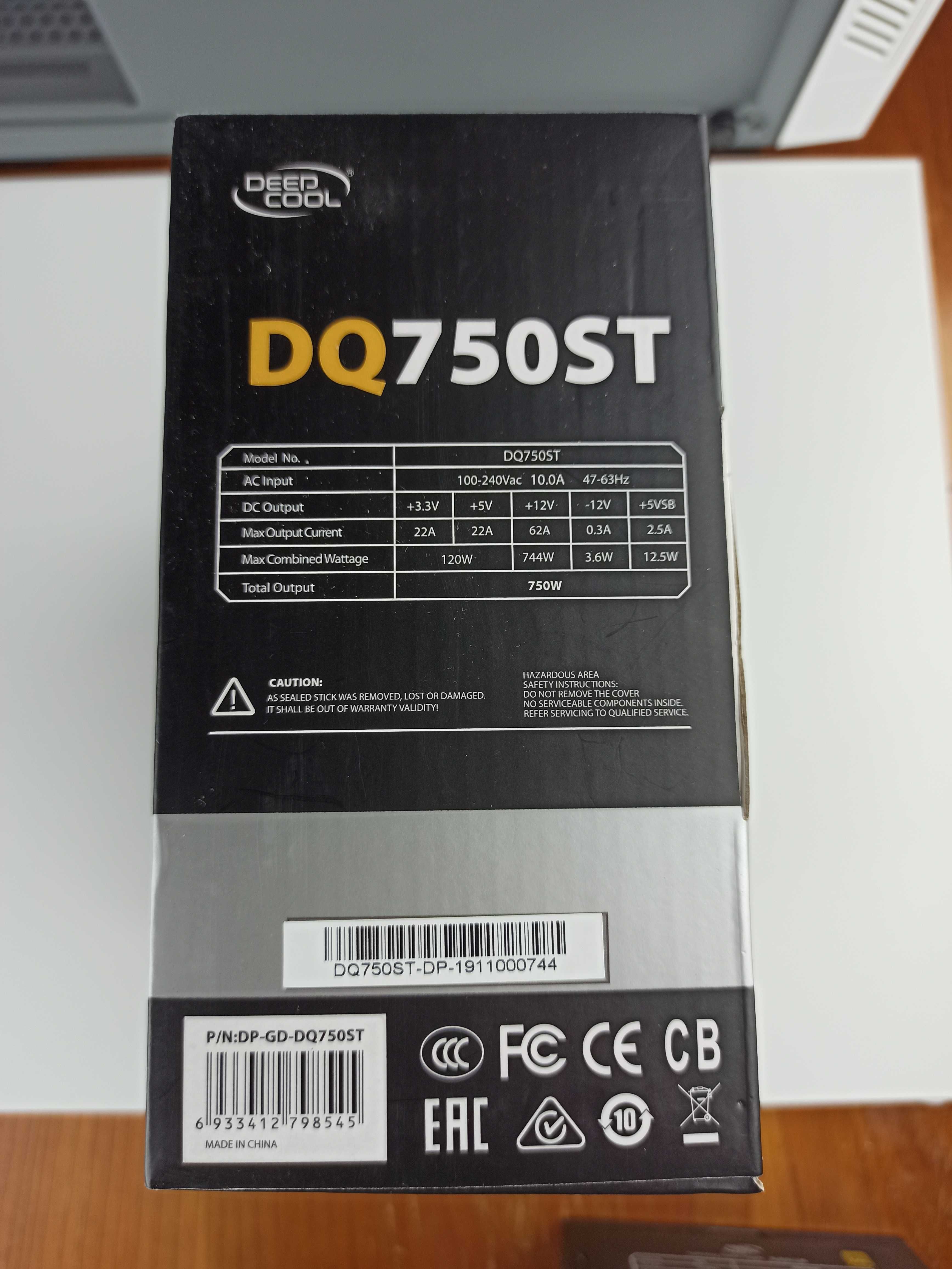 Блок живлення Deepcool DQ750ST 750Вт 80+ Gold На гарантії (1р)