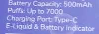 Аккумуляторы батареи 500 и 650 mah  type-c в корпусах один раз ашка