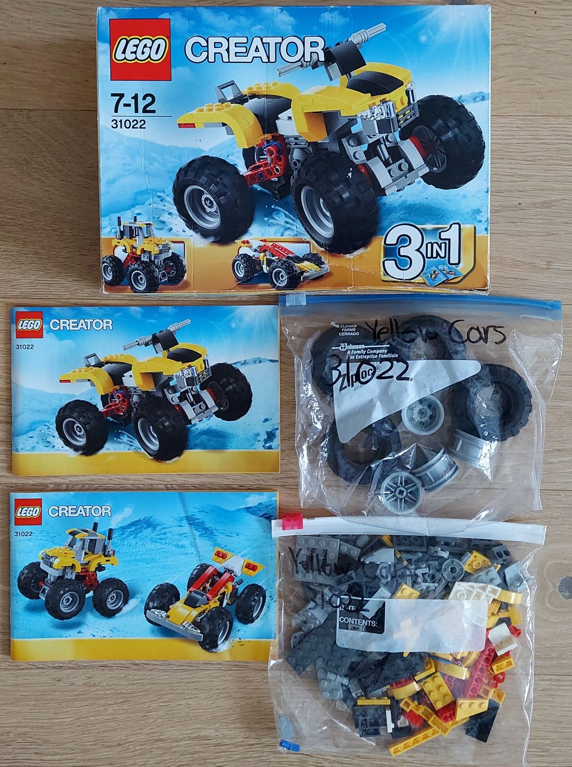 LEGO 31022 Creator Turbo Quad 3w1