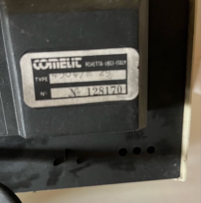 Intercomunicador  Comelit Muito Antigo