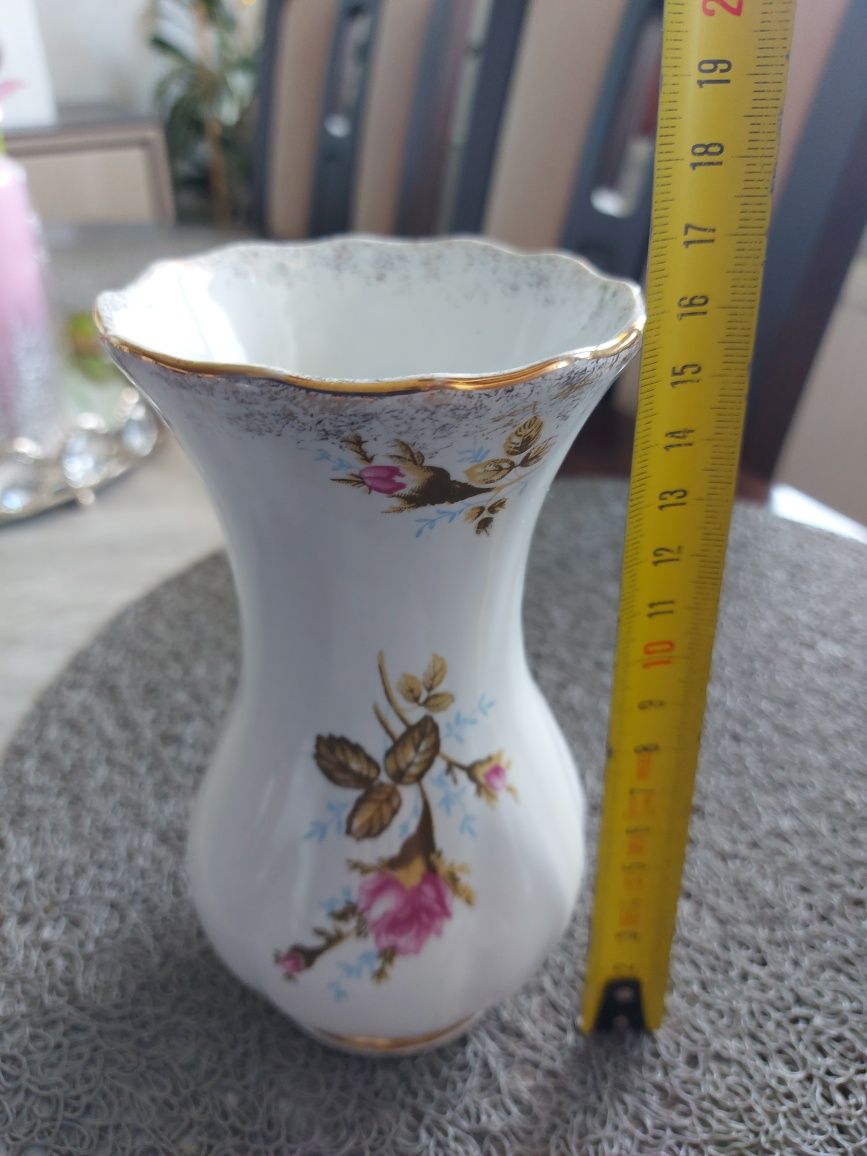 Porcelana Chodzież,wazon,świecznik