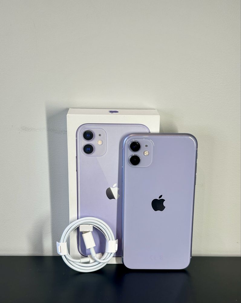 IPHONE 11 64gb - stwietny stan + pełen zestaw