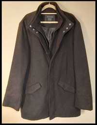 Płaszcz męski zimowy F&F czarny, rozmiar XL