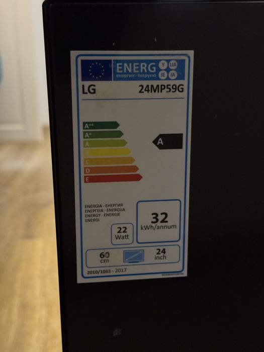 LG monitor 24” 75Hz IPS
