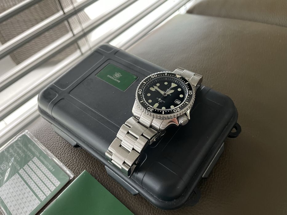 Zagarek diver Steeldive SKX007 nurek automat