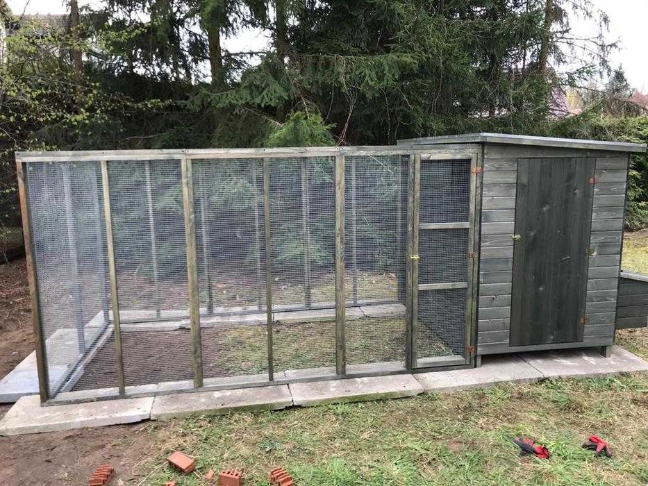 Kurnik na 30 kur ocieplony z wolierą