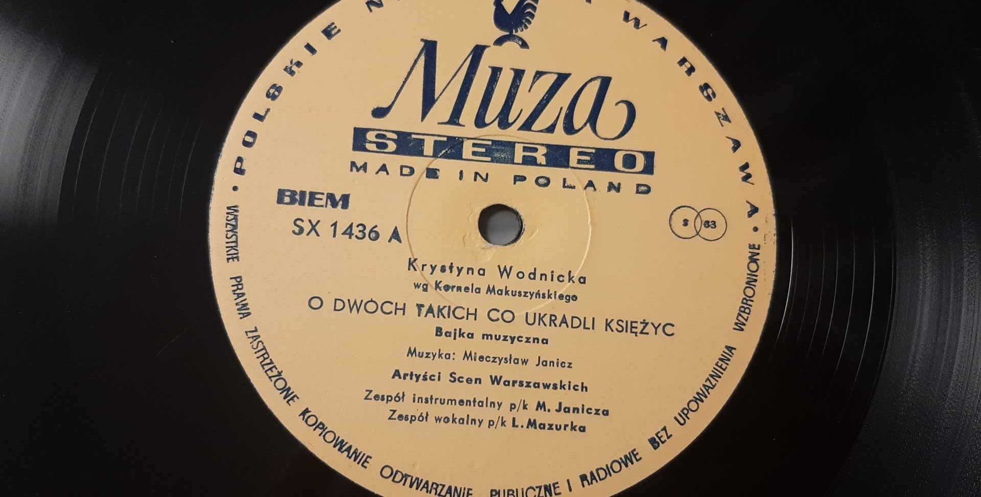 O Dwóch Takich Co Ukradli Księżyc - bajka audio - płyta winylowa