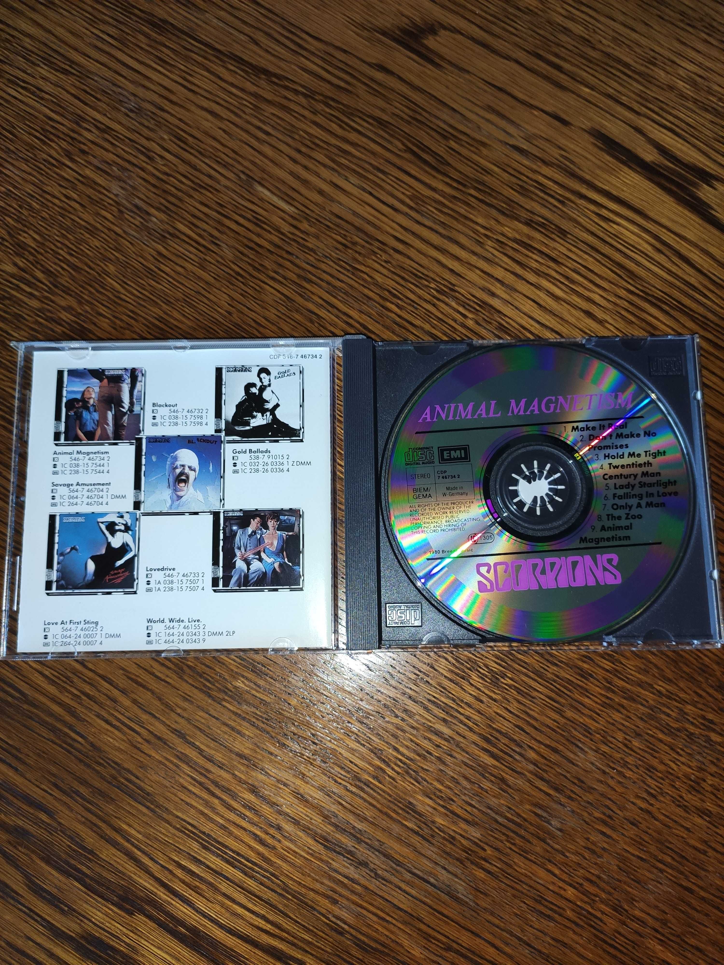 Scorpions - Animal magnetism, CD 1988, W-Germany, pierwsze