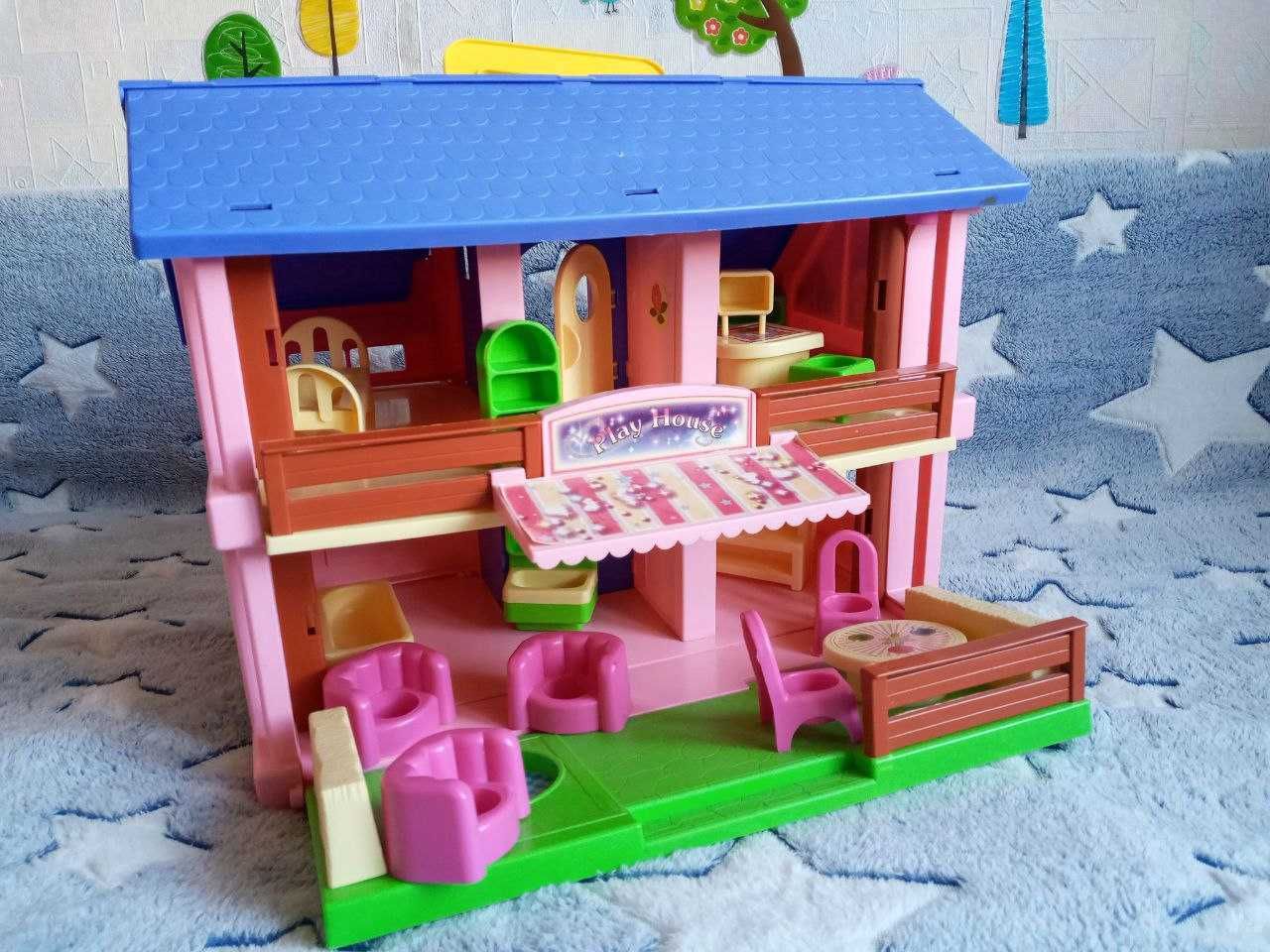 Двоповерховий будинок дом для Лол Поні кукол Play house Ігровий набор