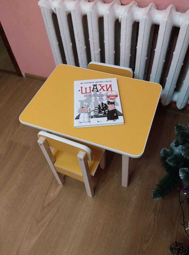 Дитячі меблі стіл та стілець.Парта та стільчик.Виробник