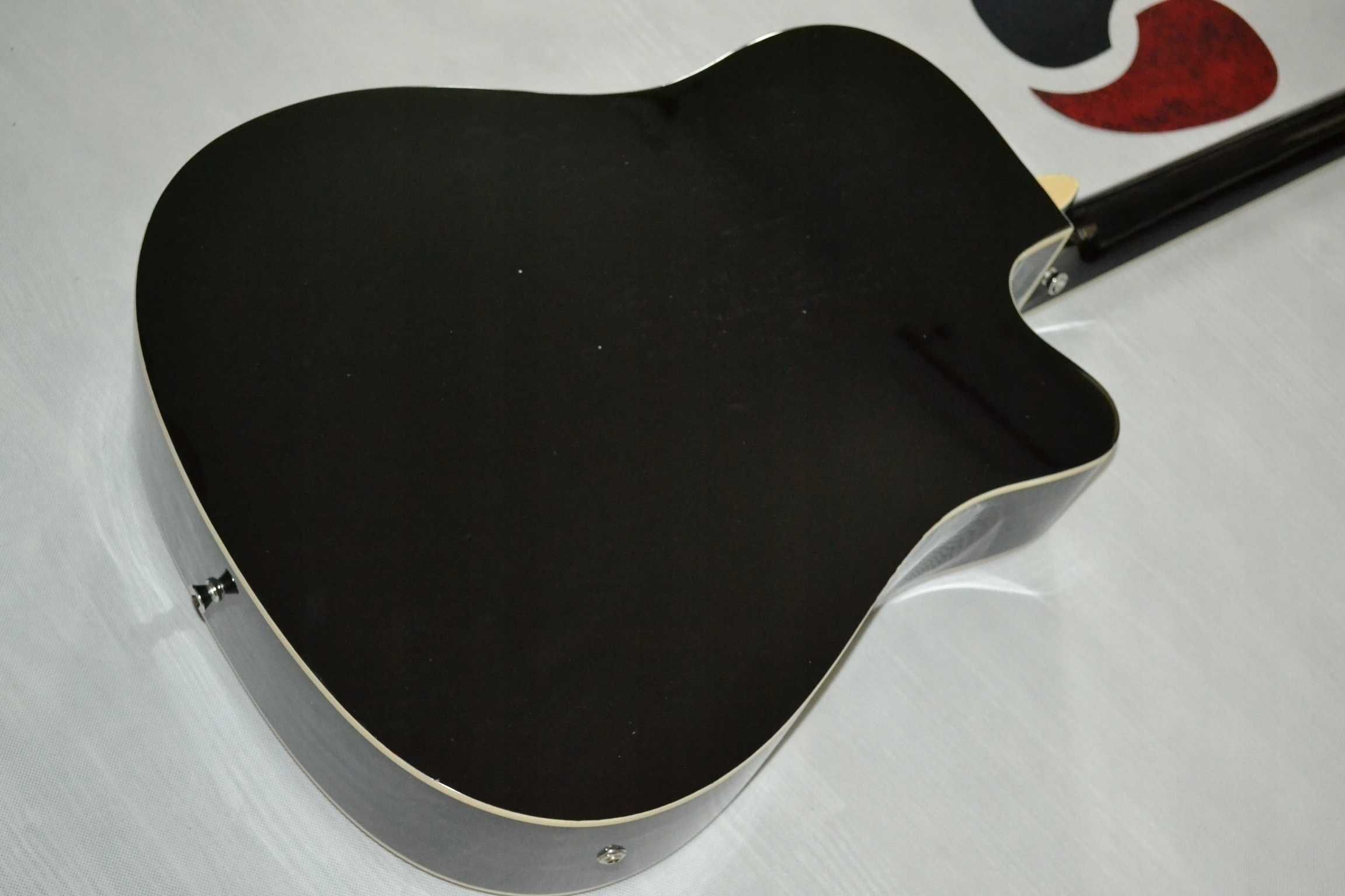 Harley Beton D-120CE BK nowa gitara leworęczna USTAWIONA