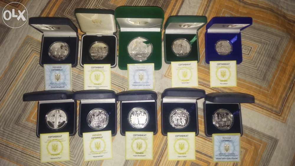 Уникальная коллекция серебряных монет